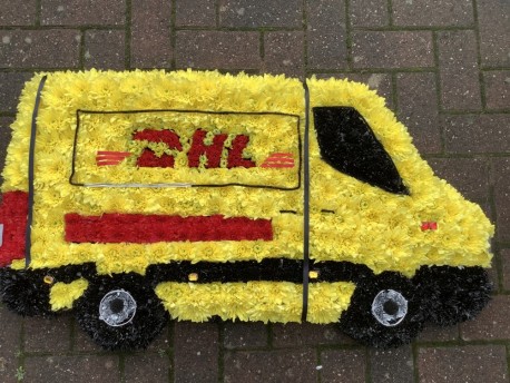 DHL van 2D