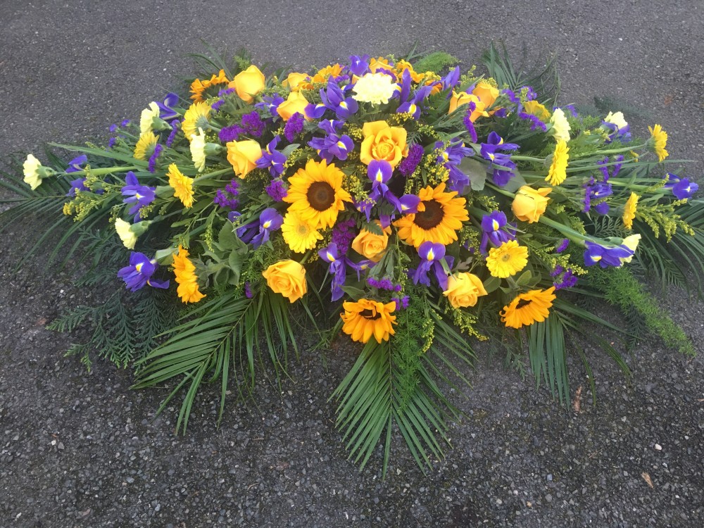 Sunflower Casket Spray