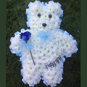 Teddy Floral Tribute