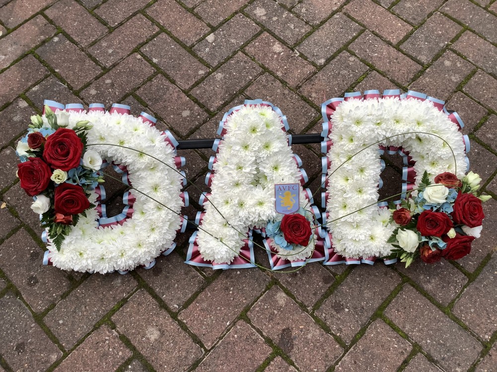 Dad tribute in Aston villa colours